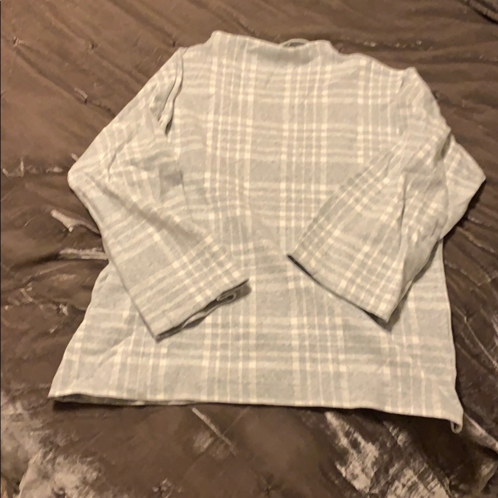 long sleeve shirt high neck
